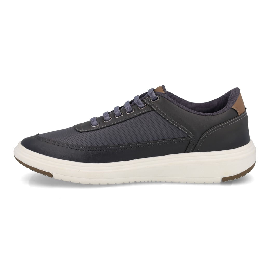 Cazzac Tenis Casual 106 CAZ SPA 33D Chumbo Couro_5_999999992574246_